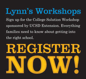 Sign up for upcoming college workshops sponsored by Academic Connections at the University of California, San Diego.
